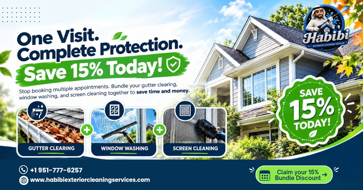 Save Time & Money: Bundle Your Gutter, Window & Screen Cleaning in Nashville