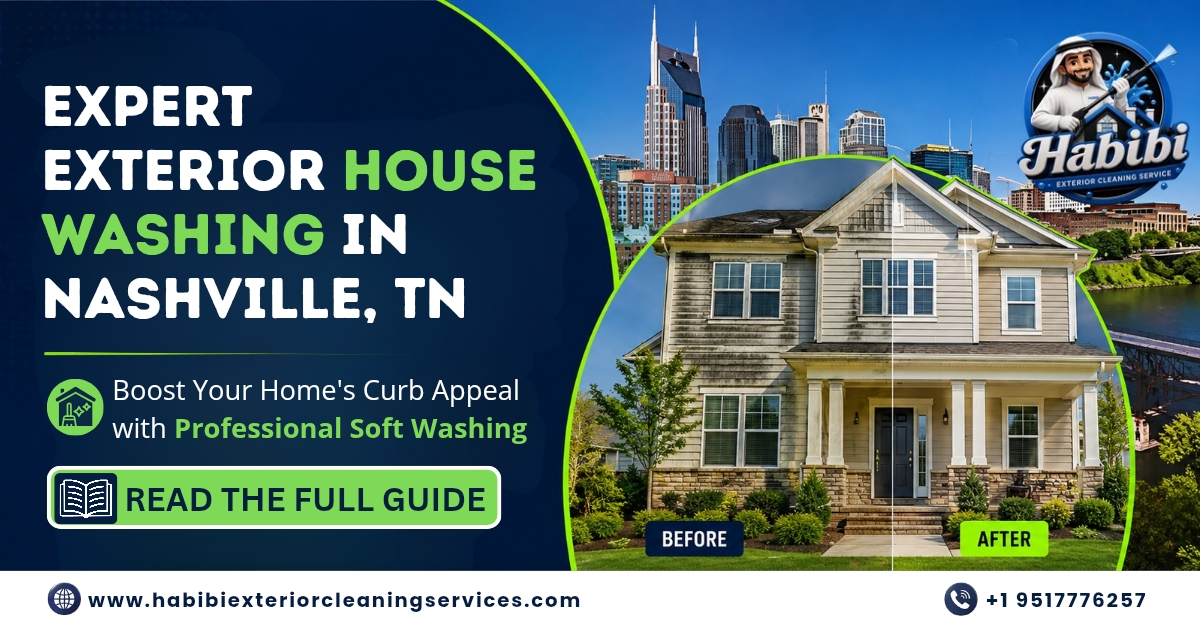 Expert Exterior House Washing in Nashville, TN